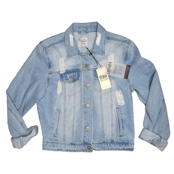 Love Tree NWT custom Naruto denim jacket size medium anime - Picture 5 of 5